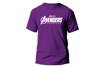 Unleash Your Inner Hero with Avengers Graphic T-Shirt: Round Neck, Short Sleeve