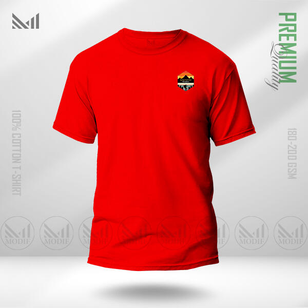 Adventure Mountain Adult Classic T-Shirt Made With Premium Cotton Unisex Round Neck Short Sleeve