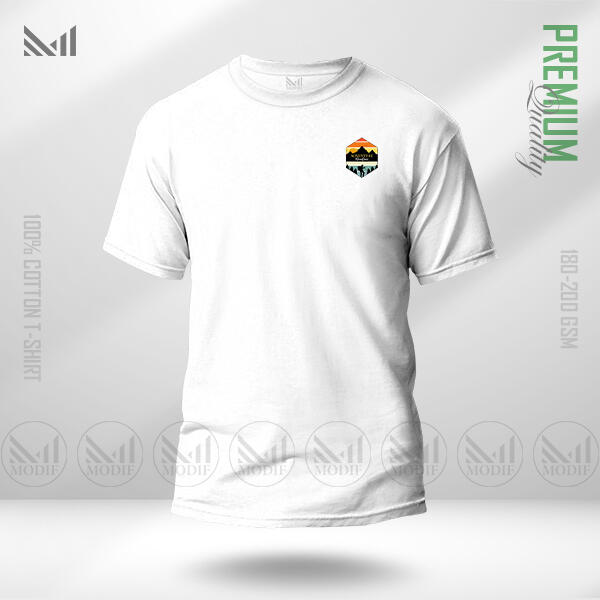 Adventure Mountain Adult Classic T-Shirt Made With Premium Cotton Unisex Round Neck Short Sleeve