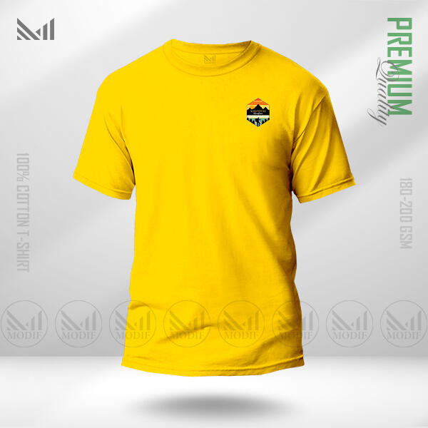 Adventure Mountain Adult Classic T-Shirt Made With Premium Cotton Unisex Round Neck Short Sleeve
