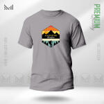 Adventure Mountain Adult Graphic T-Shirt Made With Premium Cotton Unisex Round Neck Short Sleeve