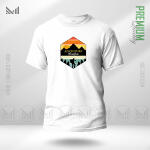 Adventure Mountain Adult Graphic T-Shirt Made With Premium Cotton Unisex Round Neck Short Sleeve