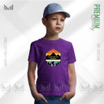 Adventure Mountain Kids Graphic T-Shirt Made With Premium Cotton Unisex Round Neck Short Sleeve