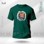 AstroCat Graphic T-Shirt Made With Premium Cotton Unisex Round Neck Short Sleeve
