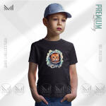 AstroCat Kids Graphic T-Shirt Made With Premium Cotton Unisex Round Neck Short Sleeve