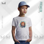 AstroCat Kids Graphic T-Shirt Made With Premium Cotton Unisex Round Neck Short Sleeve
