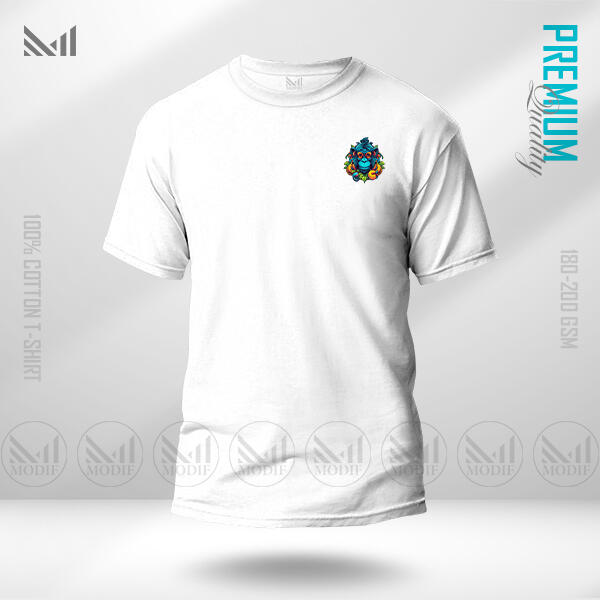 Blue Monkey Classic T-Shirt Made With Premium Cotton Unisex Round Neck Short Sleeve