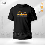 Classic Car Graphic T-Shirt Made With Premium Cotton Unisex Round Neck Short Sleeve