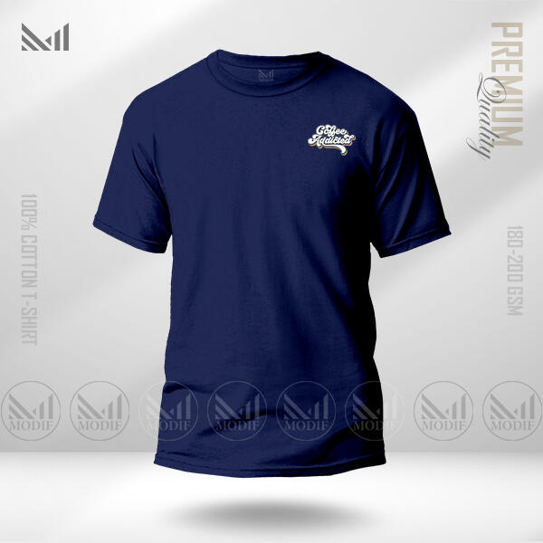 Coffee Addicted Classic T-Shirt Made With Premium Cotton Unisex Round Neck Short Sleeve