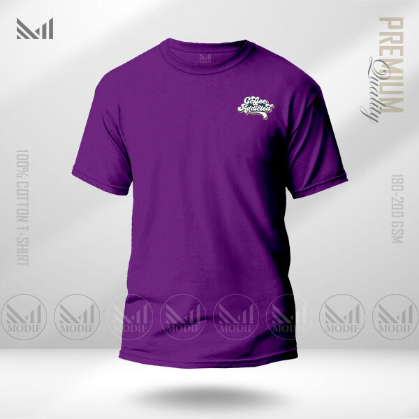 Coffee Addicted Classic T-Shirt Made With Premium Cotton Unisex Round Neck Short Sleeve