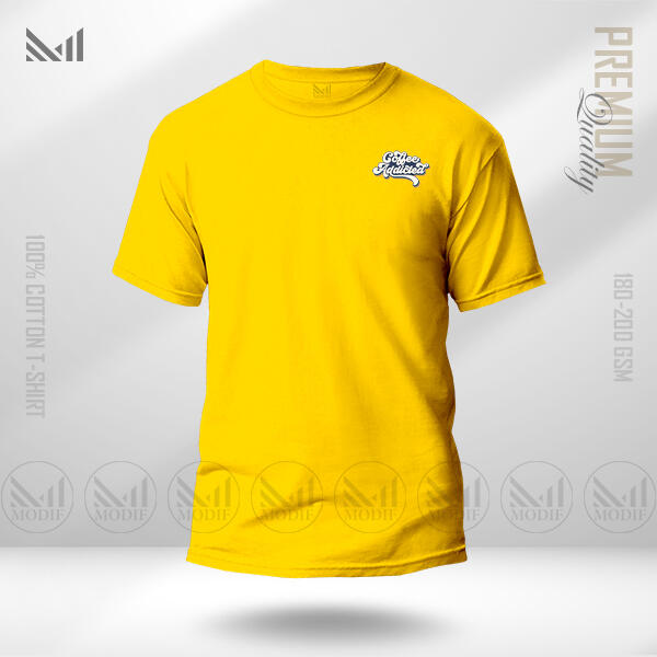 Coffee Addicted Classic T-Shirt Made With Premium Cotton Unisex Round Neck Short Sleeve