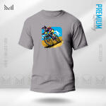 Cyclist Adult Graphic T-Shirt Made With Premium Cotton Unisex Round Neck Short Sleeve