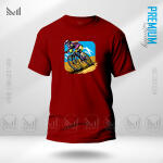 Cyclist Adult Graphic T-Shirt Made With Premium Cotton Unisex Round Neck Short Sleeve