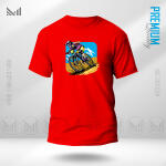 Cyclist Adult Graphic T-Shirt Made With Premium Cotton Unisex Round Neck Short Sleeve