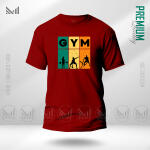 Gym Sports Graphic  T-Shirt Made With Premium Cotton Unisex Round Neck Short Sleeve