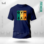 Gym Sports Graphic  T-Shirt Made With Premium Cotton Unisex Round Neck Short Sleeve