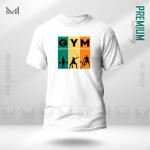 Gym Sports Graphic  T-Shirt Made With Premium Cotton Unisex Round Neck Short Sleeve