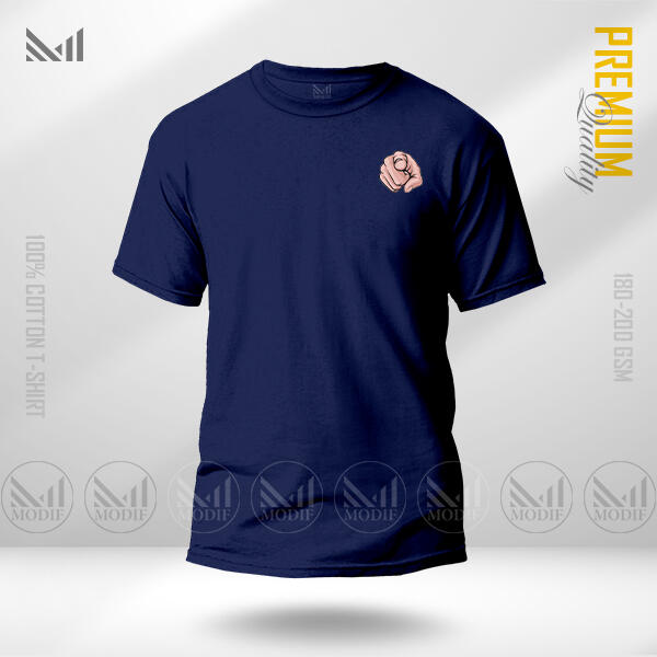 Hand Pointing Classic T-Shirt Made With Premium Cotton Unisex Round Neck Short Sleeve