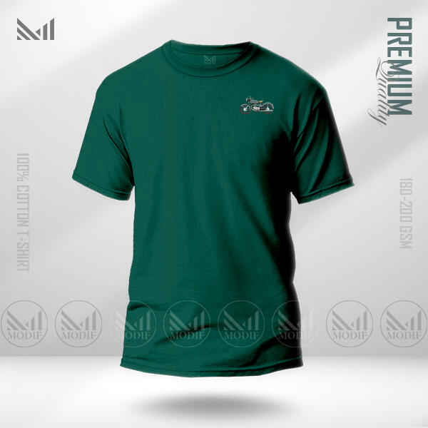 Motor Bike Classic T-Shirt Made With Premium Cotton Unisex Round Neck Short Sleeve