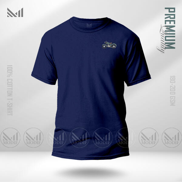 Motor Bike Classic T-Shirt Made With Premium Cotton Unisex Round Neck Short Sleeve
