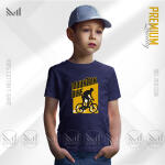 Mountain Bike Kids Graphic T-Shirt Made With Premium Cotton Unisex Round Neck Short Sleeve