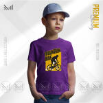 Mountain Bike Kids Graphic T-Shirt Made With Premium Cotton Unisex Round Neck Short Sleeve