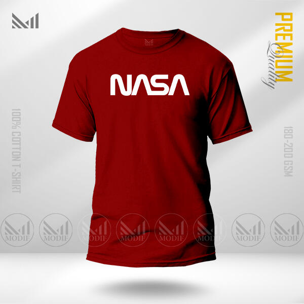 NASA Graphic T-Shirt for Adults – Made with Premium Cotton, Round Neck, and Short Sleeve Design