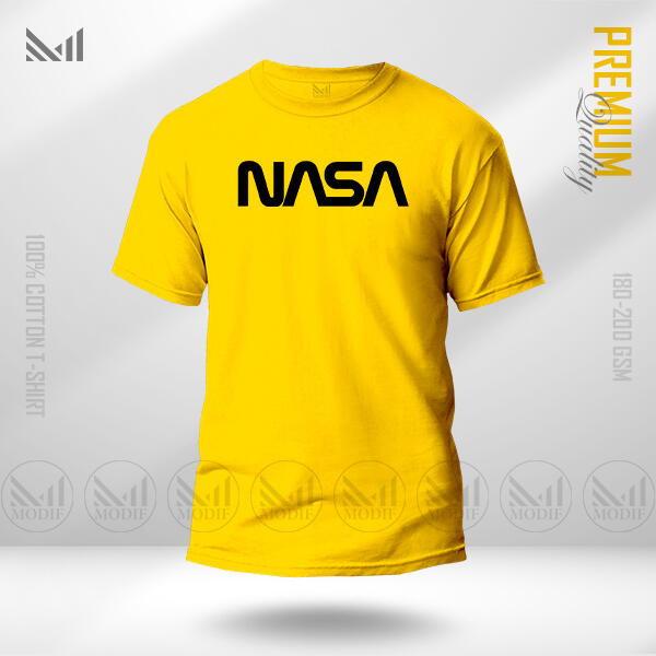 NASA Graphic T-Shirt for Adults – Made with Premium Cotton, Round Neck, and Short Sleeve Design