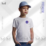 Nasa Kids Classic T-Shirt Made With Premium Cotton Unisex Round Neck Short Sleeve