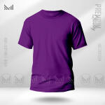 Plain T-shirt premium cotton unisex round neck short sleeve