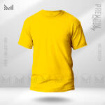 Plain T-shirt premium cotton unisex round neck short sleeve
