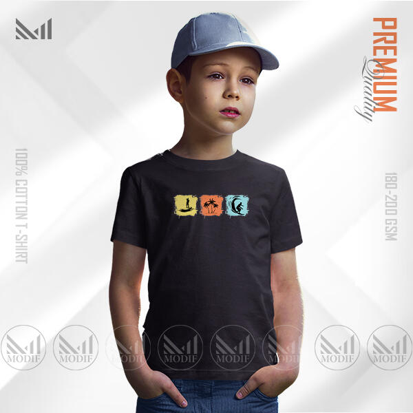Solo Traveler Kids Graphic T-Shirt Made With Premium Cotton Unisex Round Neck Short Sleeve
