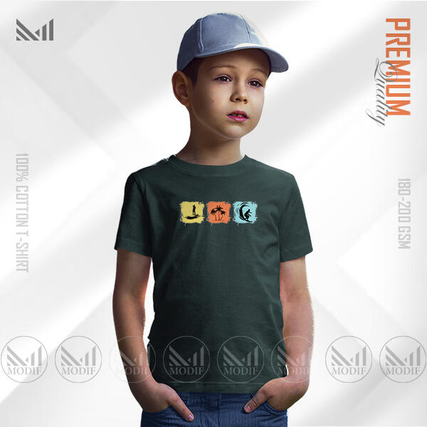 Solo Traveler Kids Graphic T-Shirt Made With Premium Cotton Unisex Round Neck Short Sleeve