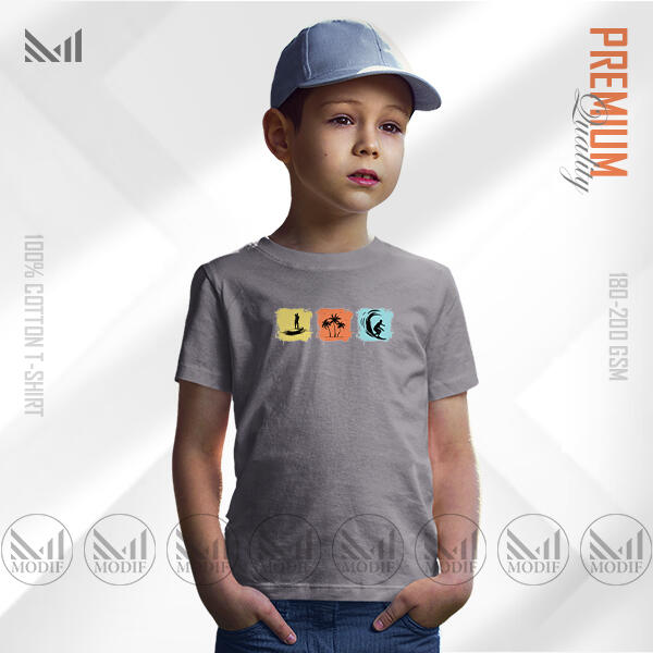 Solo Traveler Kids Graphic T-Shirt Made With Premium Cotton Unisex Round Neck Short Sleeve