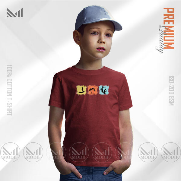 Solo Traveler Kids Graphic T-Shirt Made With Premium Cotton Unisex Round Neck Short Sleeve