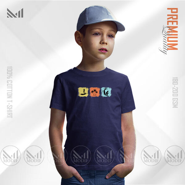Solo Traveler Kids Graphic T-Shirt Made With Premium Cotton Unisex Round Neck Short Sleeve