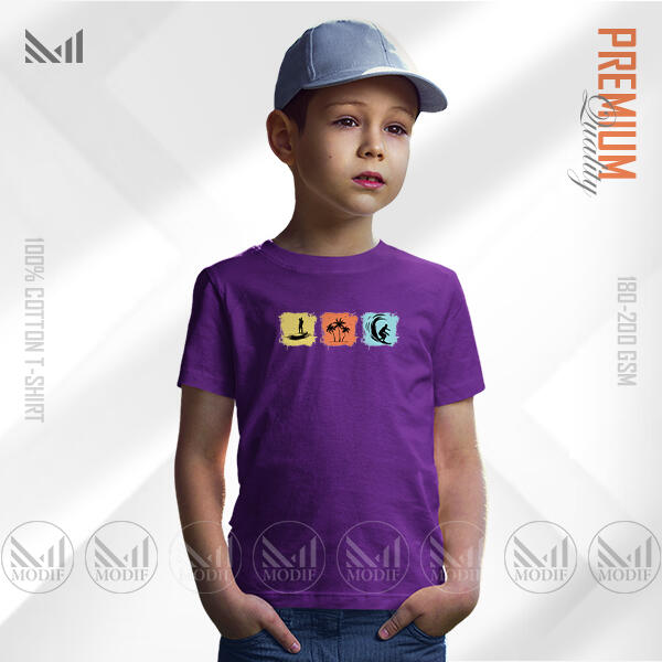 Solo Traveler Kids Graphic T-Shirt Made With Premium Cotton Unisex Round Neck Short Sleeve
