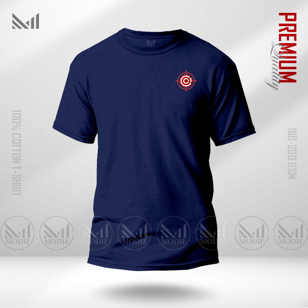 Target Adult Classic  T-Shirt Made With Premium Cotton Unisex Round Neck Short Sleeve