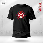 Target Adult Graphic  T-Shirt Made With Premium Cotton Unisex Round Neck Short Sleeve