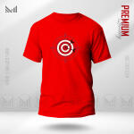 Target Adult Graphic  T-Shirt Made With Premium Cotton Unisex Round Neck Short Sleeve