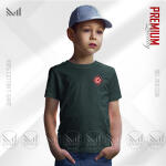 Target Kids Classic  T-Shirt Made With Premium Cotton Unisex Round Neck Short Sleeve