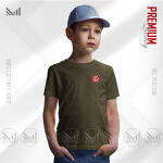 Target Kids Classic  T-Shirt Made With Premium Cotton Unisex Round Neck Short Sleeve