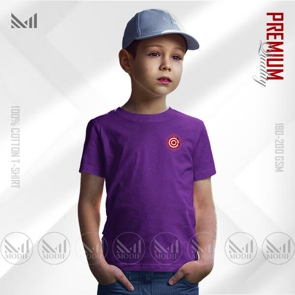 Target Kids Classic  T-Shirt Made With Premium Cotton Unisex Round Neck Short Sleeve