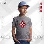 Target Kids Graphic  T-Shirt Made With Premium Cotton Unisex Round Neck Short Sleeve